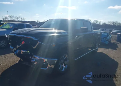 2025 Ram 1500 Big Horn 4X4 5'7 Box from USA, damaged, VIN 1C6SRFFP6SN518391